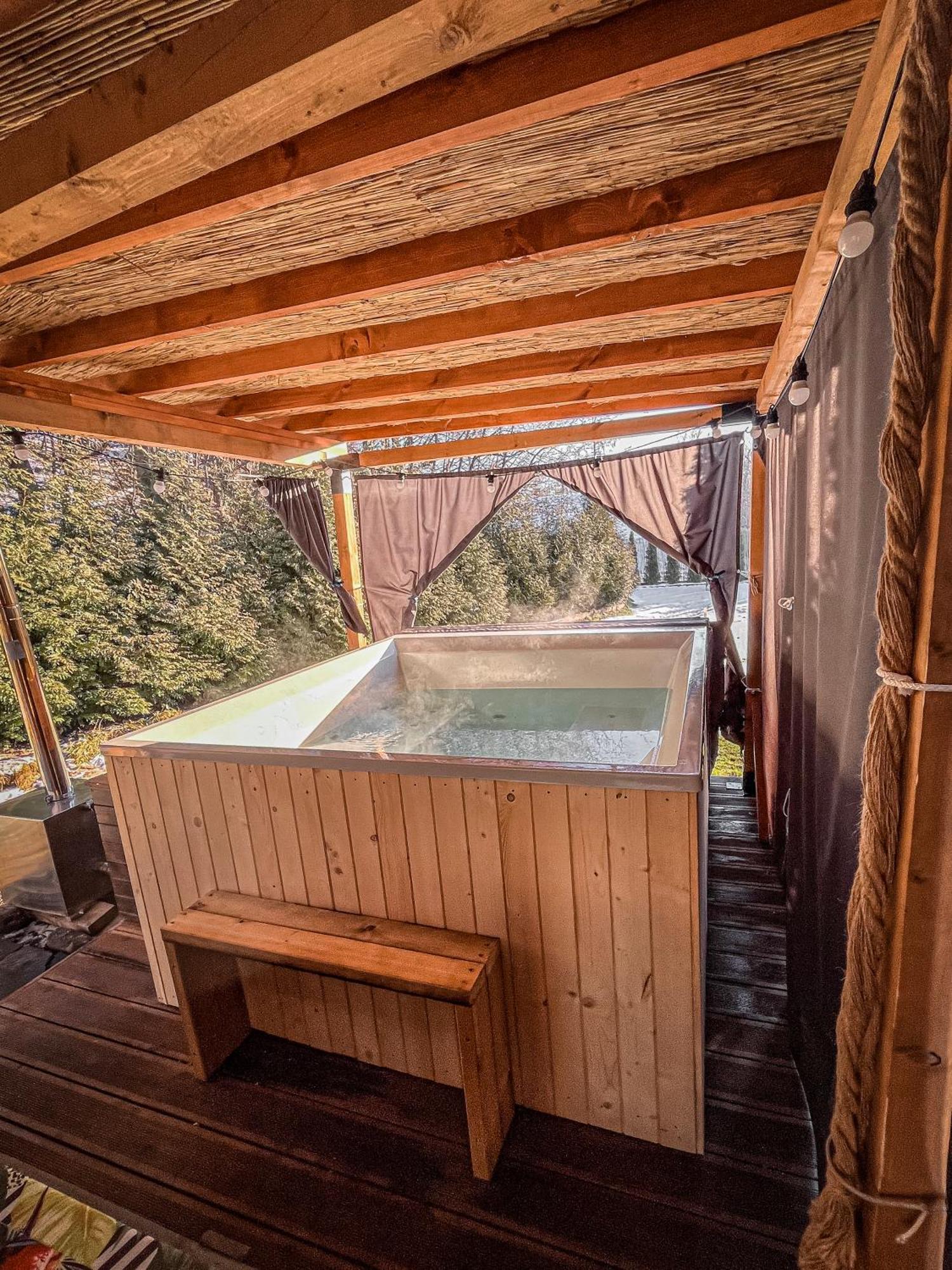 Aloha Glamp - Okragle Domki Przy Rzece - Balia I Sauna - Energylandia Zagornik Eksteriør bilde